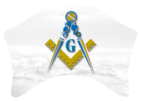 DABAN-370-WT Masonic Lodge Clouds White